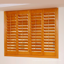 PVC or Basswood Window Shutter Blinds with 63 and 89mm louver